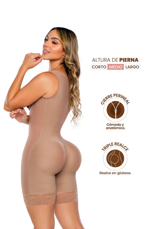 Faja Ultrainvisible SMI7131 LA DIOSA – Media pierna, triple efecto lifting y compresión progresiva