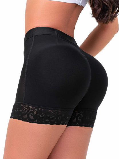 Panty Cachetero Moldeador SMI04084 con Encaje y Compresión Media