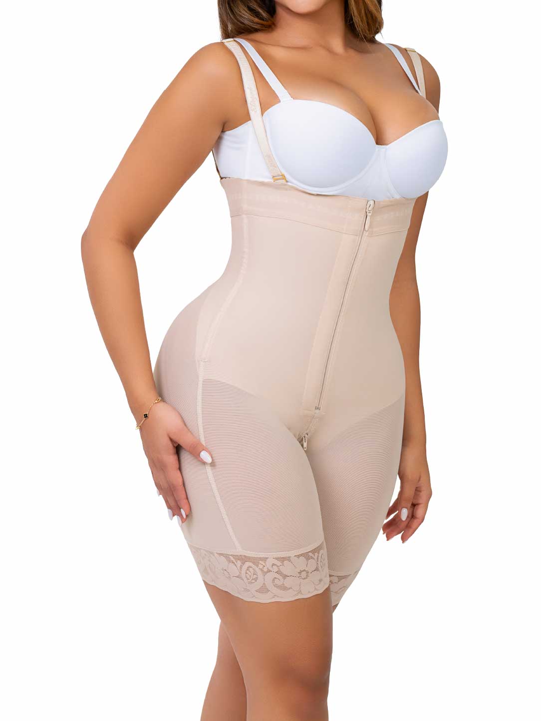 Faja Invisible Coqueta SMI7097 – Media Pierna Strapless