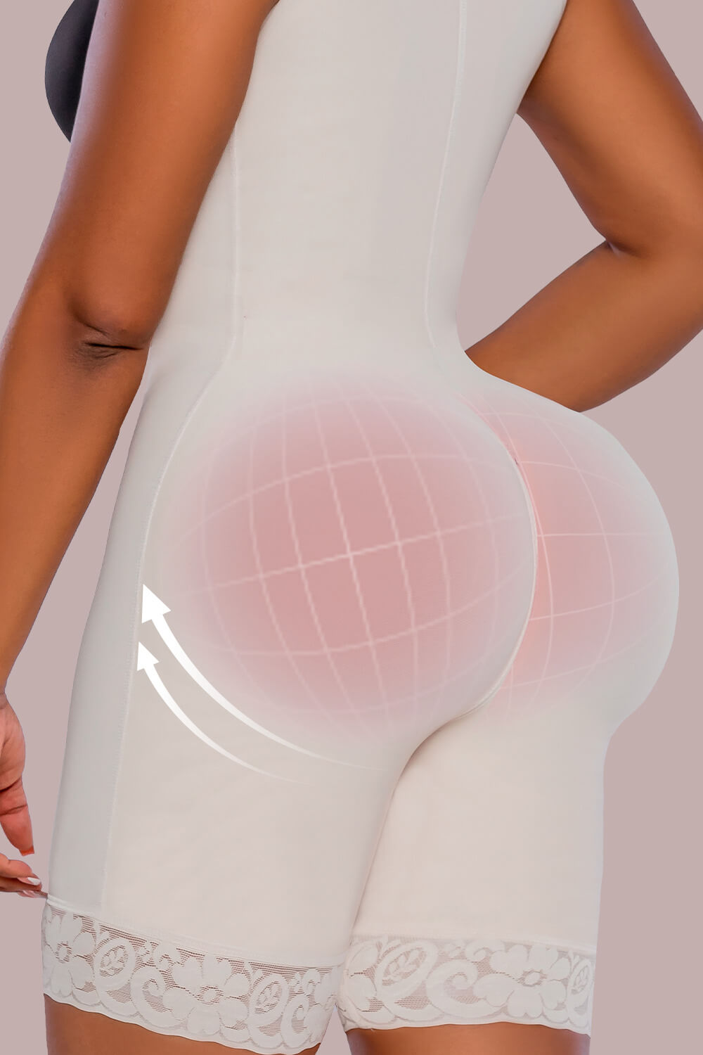 Faja cómoda black  para uso diario y recuperación postoperatoria, diseñada para ofrecer compresión ideal y moldeado de glúteo
