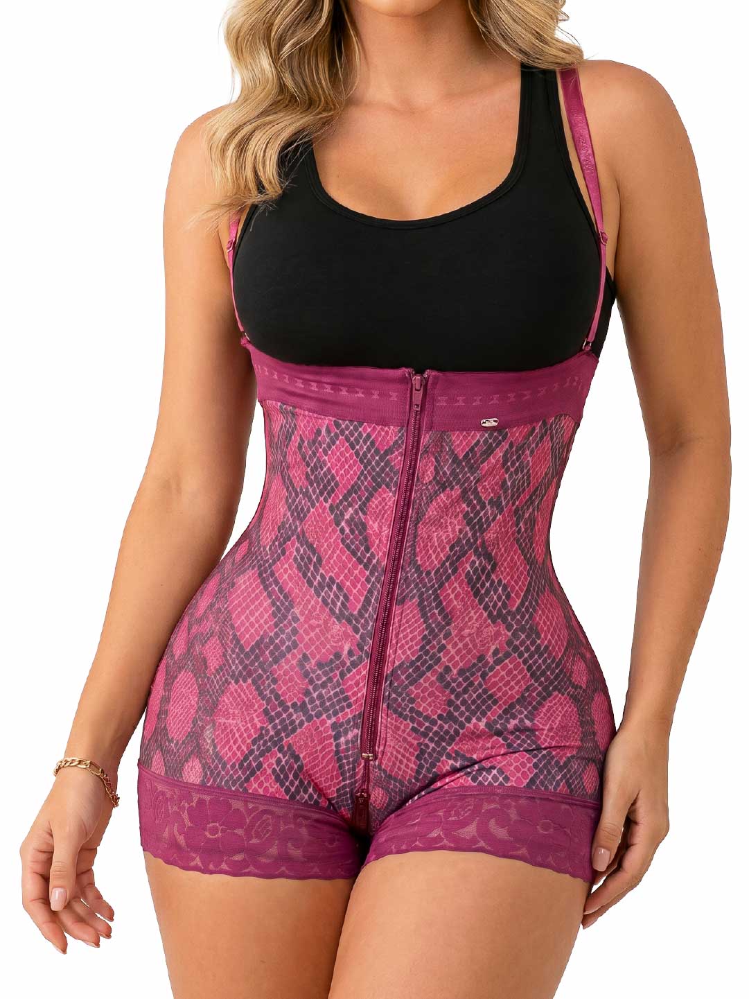 Faja Snake Fucsia Strapless SMI7151