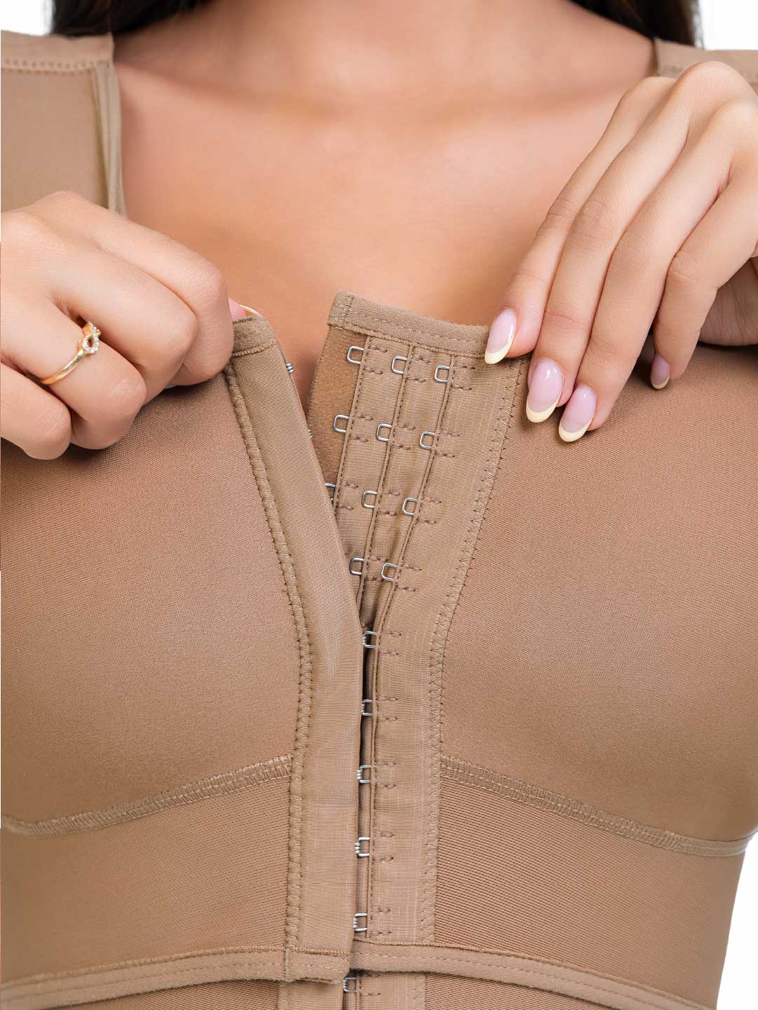 Faja Ultrainvisible SMI7190 Cocoa con Brasier Integrado