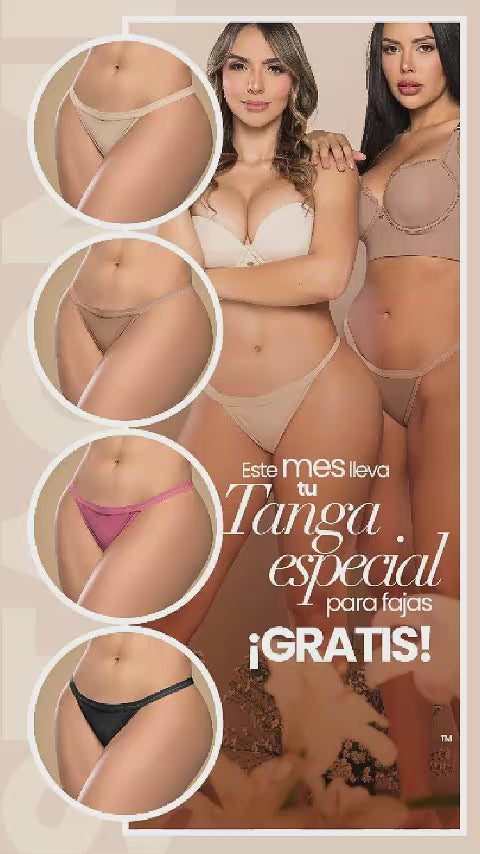 - Panty Ultrainvisible SMI4000 ATRACTIVA con encaje y control abdominal
- Vista posterior de panty moldeador con realce natural y efecto redondeado
- Detalle de encaje funcional y ajuste invisible del SMI4000